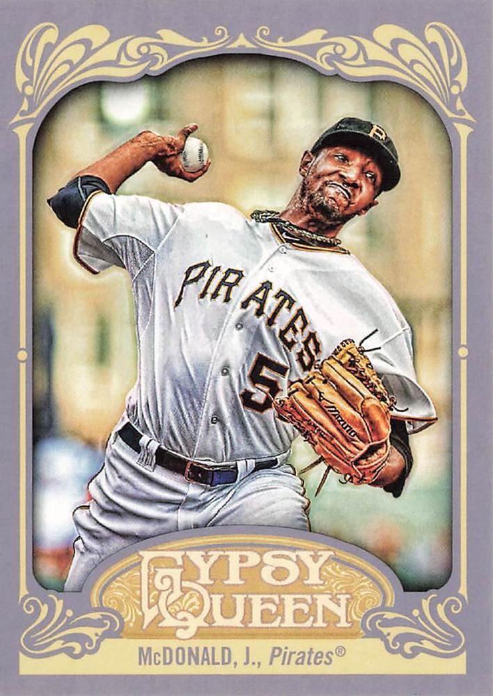 2012 Topps Gypsy Queen James McDonald  # 281 Pittsburgh Pirates