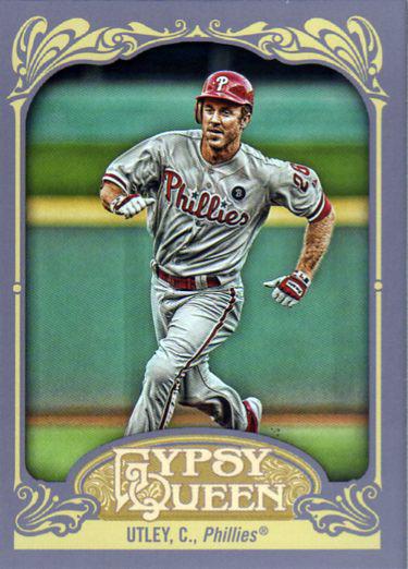 2012 Topps Gypsy Queen Chase Utley  # 286 Philadelphia Phillies