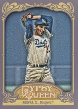 Load image into Gallery viewer, 2012 Topps Gypsy Queen Sandy Koufax  # 290 Los Angeles Dodgers
