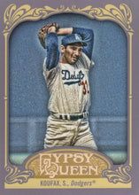 将图片加载到图库查看器，2012 Topps Gypsy Queen Sandy Koufax  # 290 Los Angeles Dodgers
