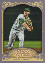 Load image into Gallery viewer, 2012 Topps Gypsy Queen Jarrod Parker  # 291 Oakland Athletics
