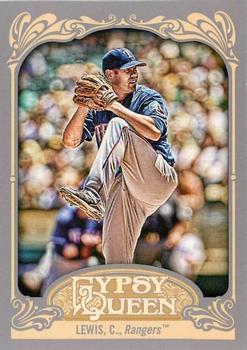 2012 Topps Gypsy Queen Colby Lewis  # 52 Texas Rangers