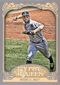 2012 Topps Gypsy Queen David Wright  # 82 New York Mets