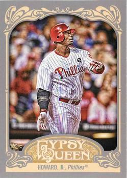 2012 Topps Gypsy Queen Ryan Howard  # 83a Philadelphia Phillies