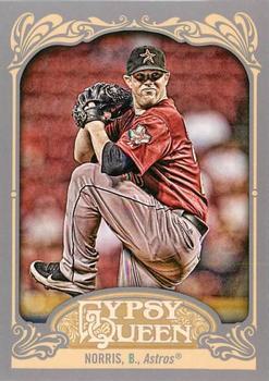 2012 Topps Gypsy Queen Bud Norris  # 89 Houston Astros