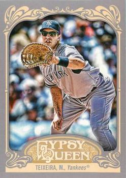 2012 Topps Gypsy Queen Mark Teixeira  # 90 New York Yankees