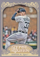 Load image into Gallery viewer, 2012 Topps Gypsy Queen Max Scherzer  # 9 Detroit Tigers
