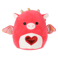 Squishmallows Baiden the Dragon with Heart on Belly 4.5