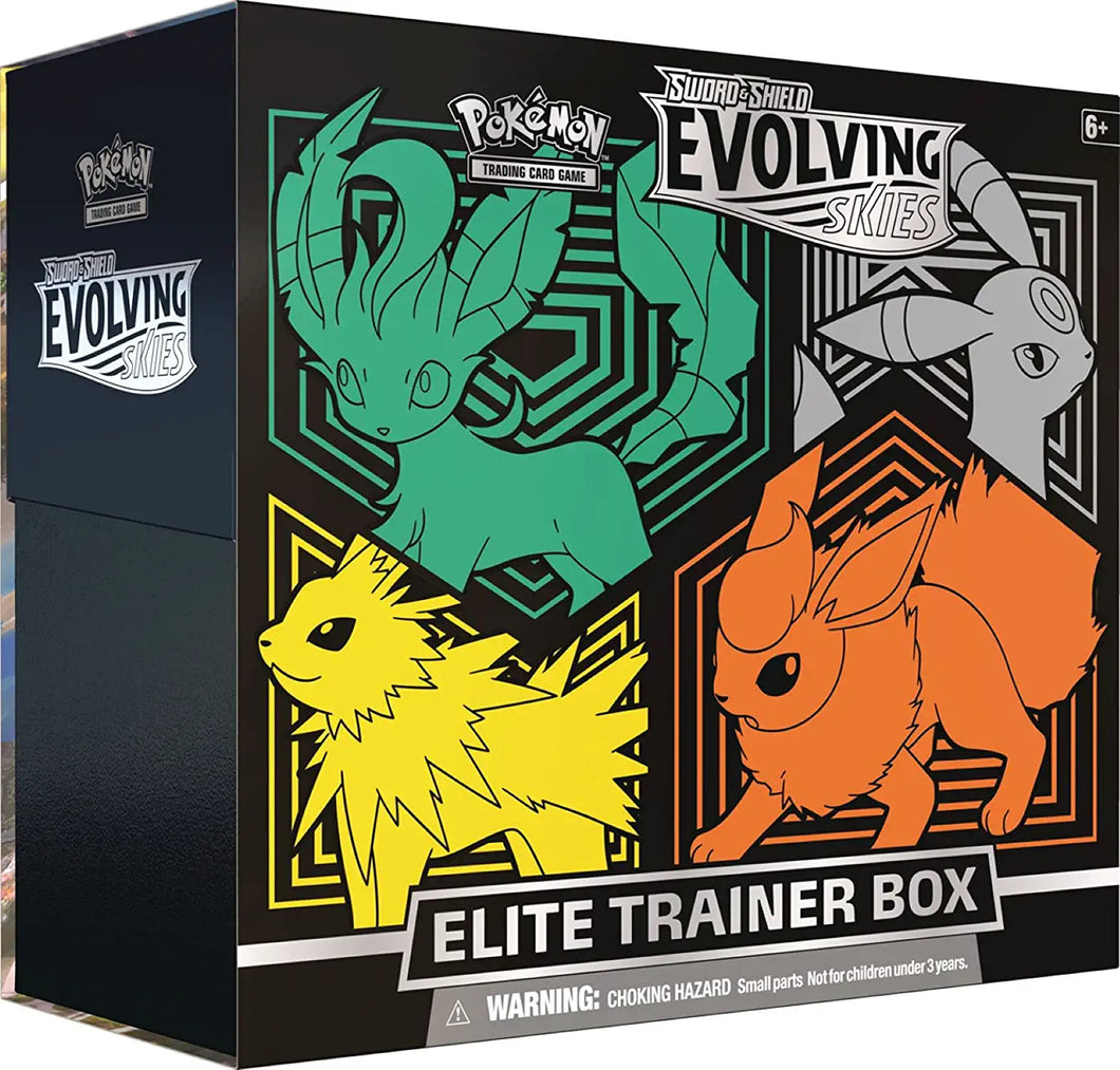 Pokémon TCG Evolving Skies Elite Trainer Box [Flareon/Jolteon/Umbreon/Leafeon] - SWSH07: Evolving Skies