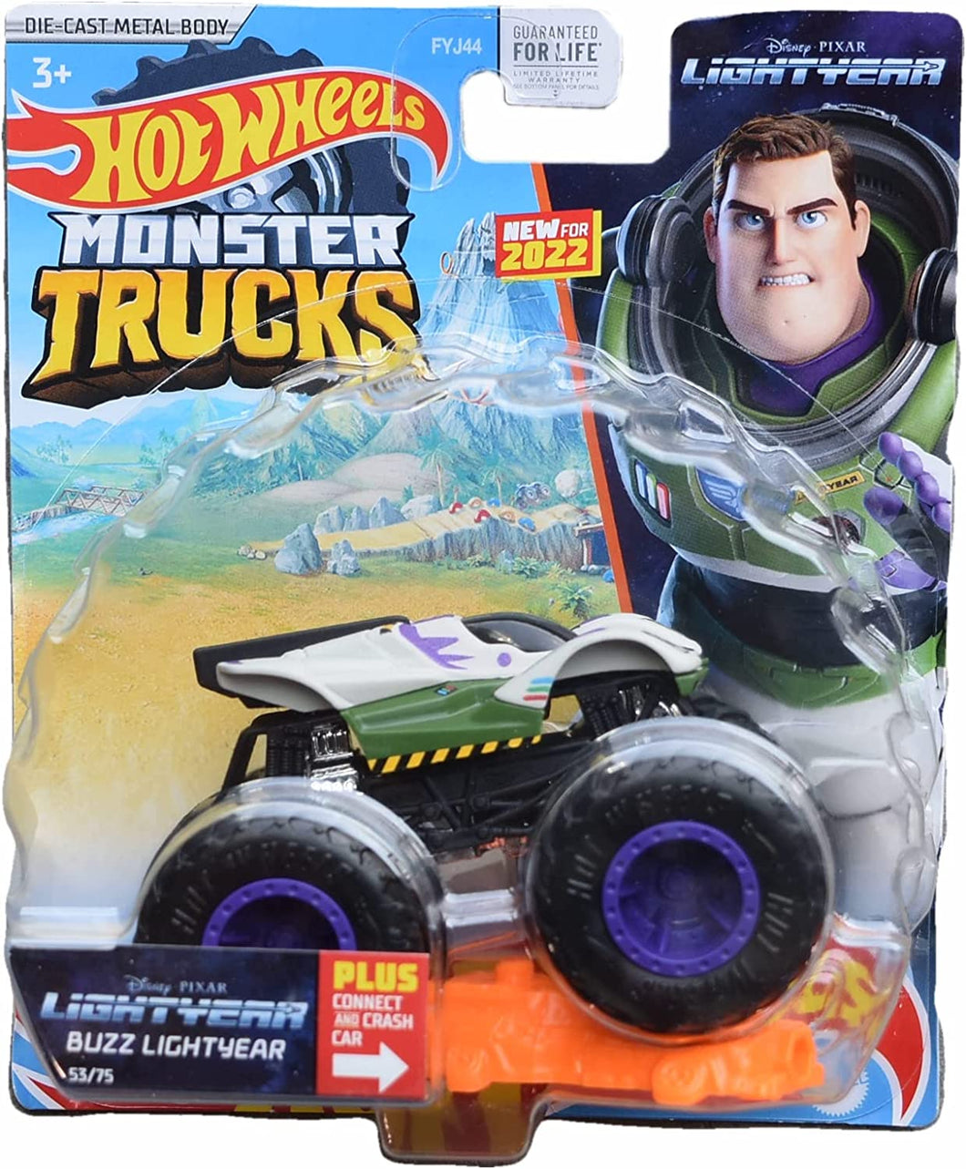 Hot Wheels Monster Truck Buzz Lightyear Disney Pixar