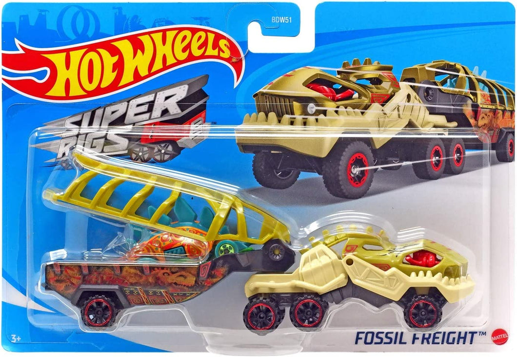 لعبة Hot Wheels Super Rigs Fossil Fright