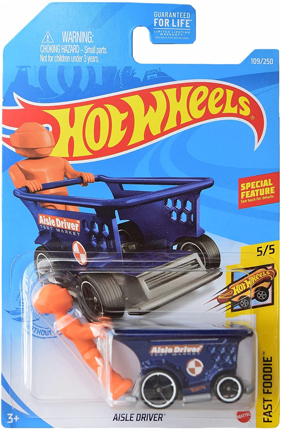 Hot Wheels Aisle Driver, Fast Foodie 5/5 (Orange) 109/250