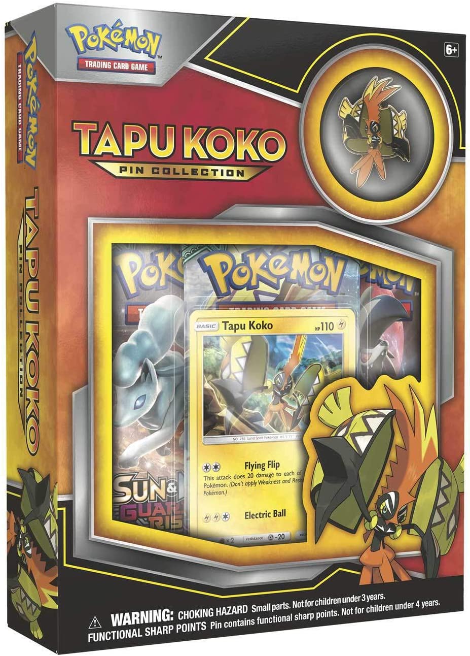 Pokémon TCG Tapu Koko Pin Collection