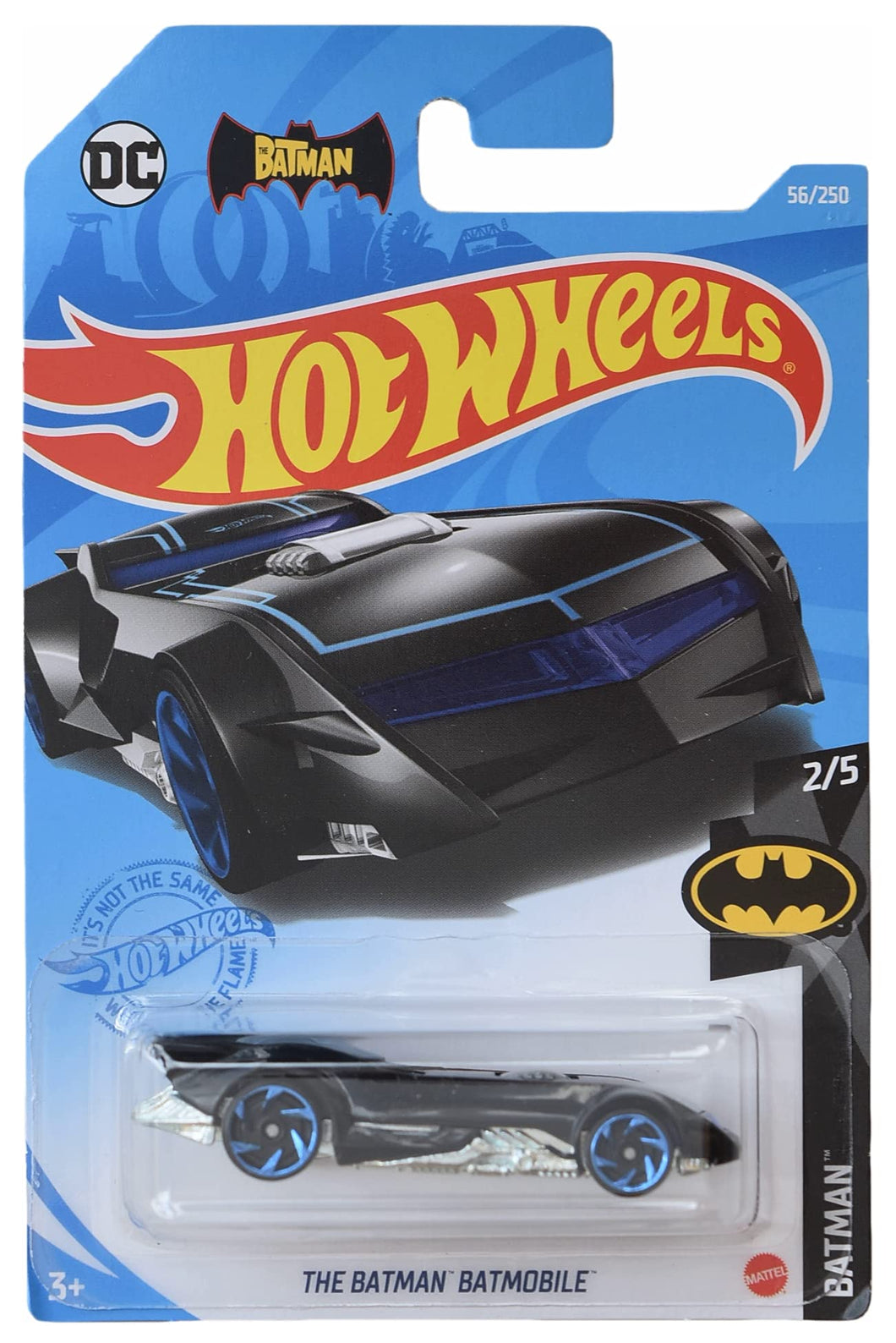 Hot Wheels The Batman Batmobile, Batman 2/5 Black/blue 56/250
