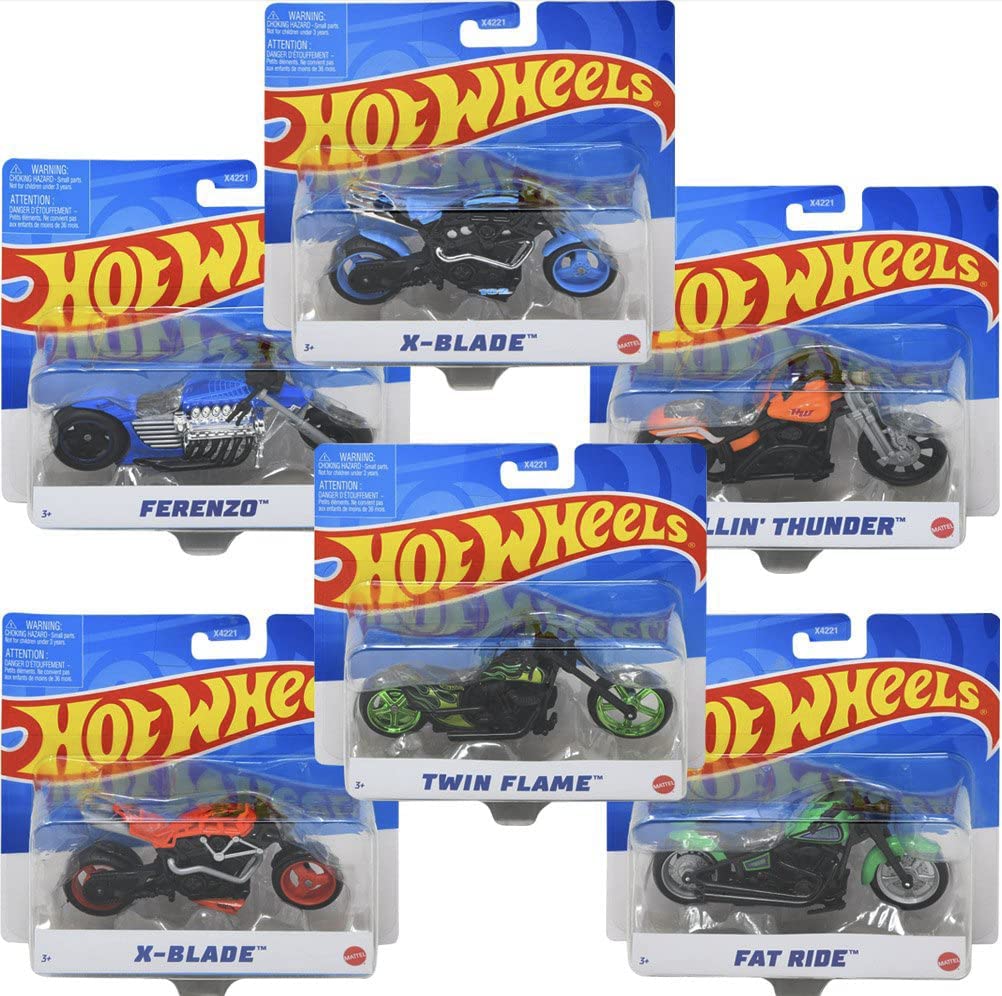 Hot Wheels Street Power Collectible Motorcycle - Assorted