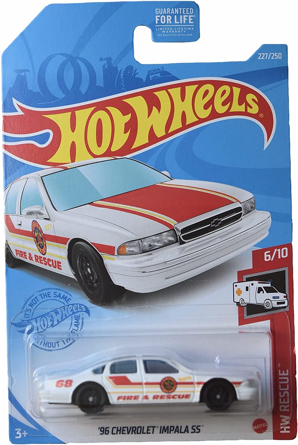 Hot Wheels '96 Chevrolet Impala SS, HW Rescue 6/10, 227/250