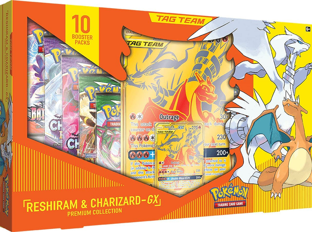 Pokémon TCG Reshiram & Charizard GX Premium Collection Box