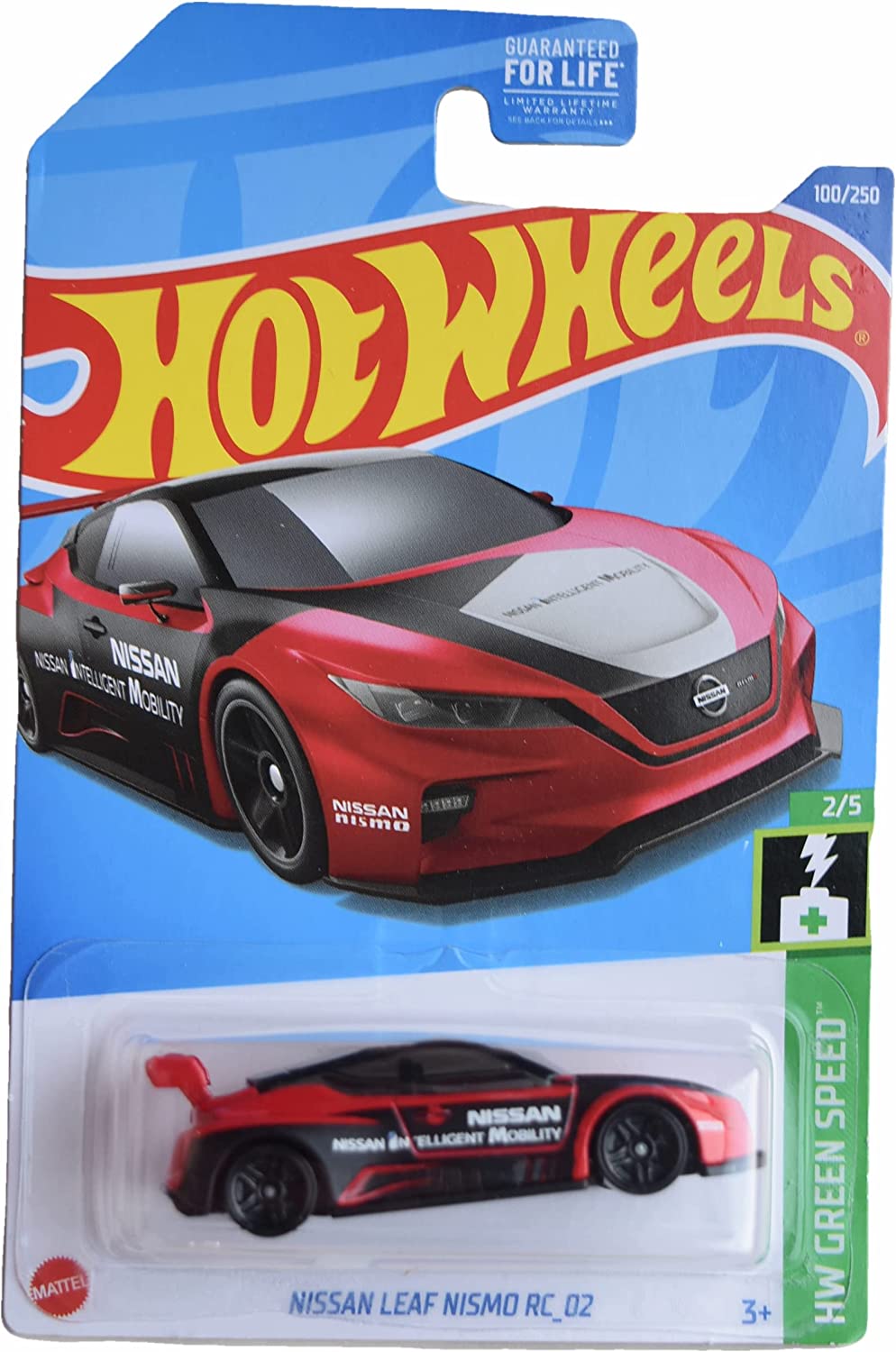 Hot Wheels Nissan Leaf NISMO RC_02 Red HW Green Speed 2/5 100/250