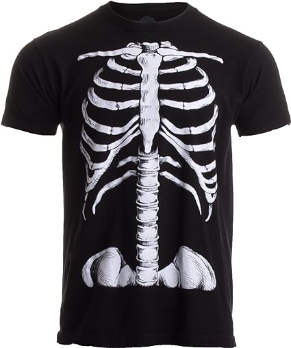 Skeleton Glow in The Dark T-Shirt Size XL