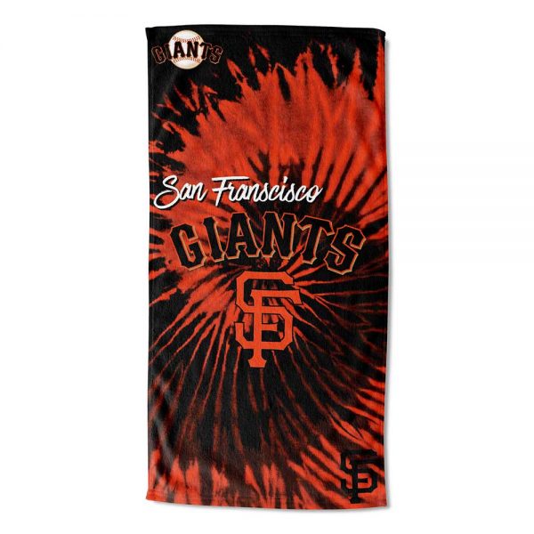 San Francisco Giants Psychedelic Beach Towel 30 inch x 60 inch - walk-of-famesports