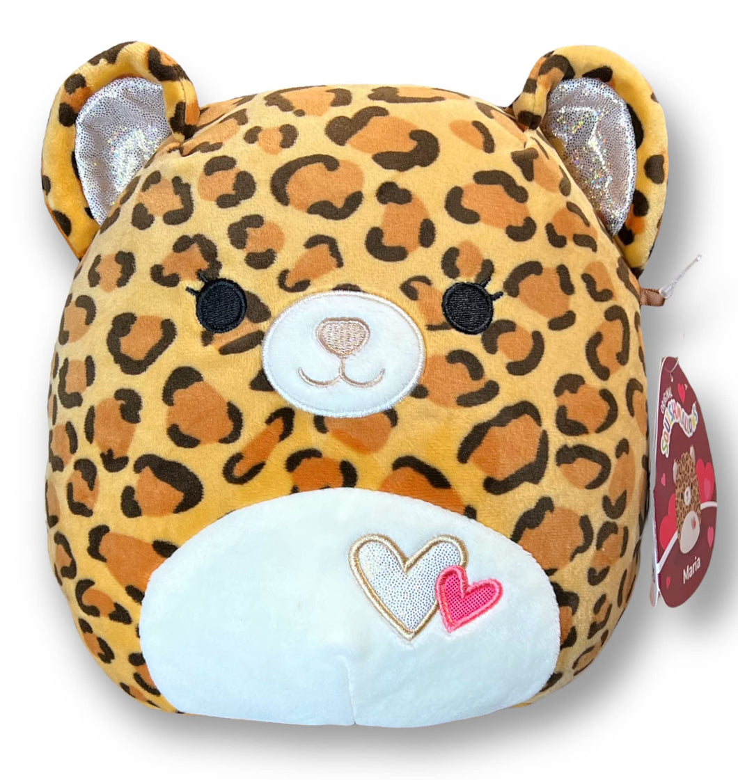 Squishmallows Maria the Cheetah with Hearts on Belly 8