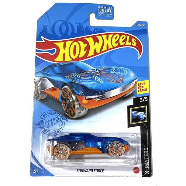 Hot Wheels Forward Force, X-Racers 3/5 Blue 128/250