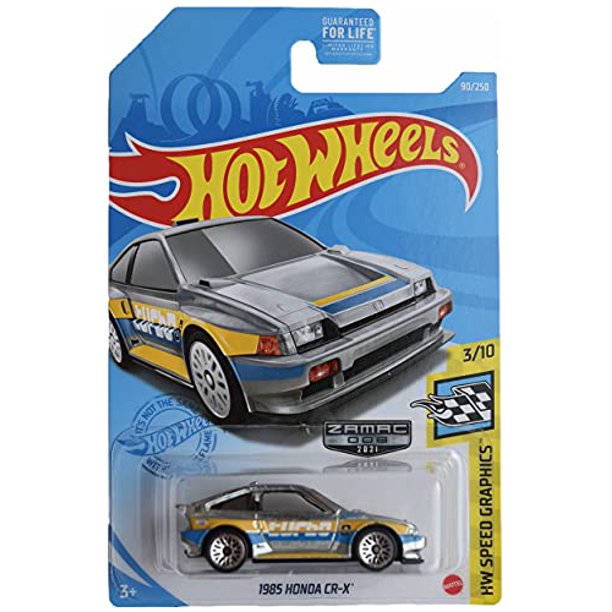 Hot Wheels 1985 Honda CRX, HW Speed Graphics 3/10 Zamac  90/250