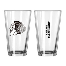 将图片加载到图库查看器，NHL Teams 16 oz Pint Glass - Assorted Team &amp; Style Choose your
