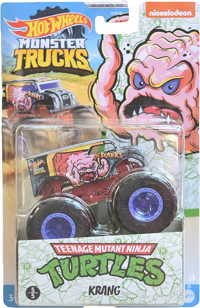 Hot Wheels Monster Truck Teenage Mutant Ninja Turtles - assorted - walk-of-famesports