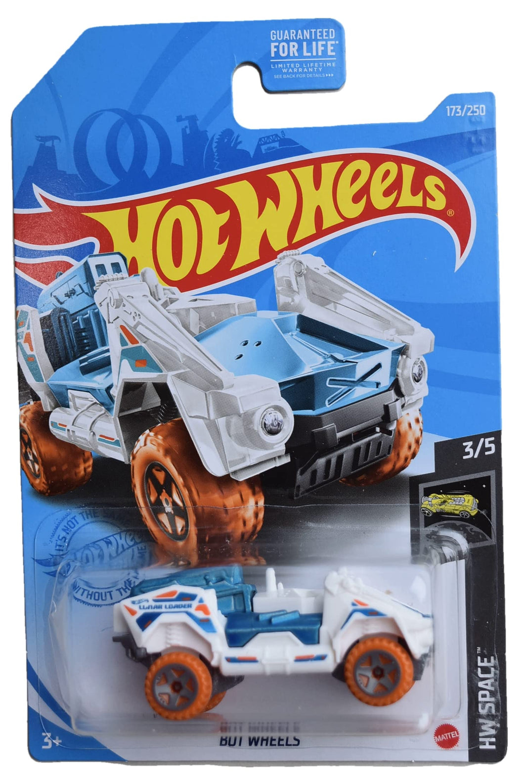 Hot Wheels Bot Wheels, Hw Space 3/5 White 173/250