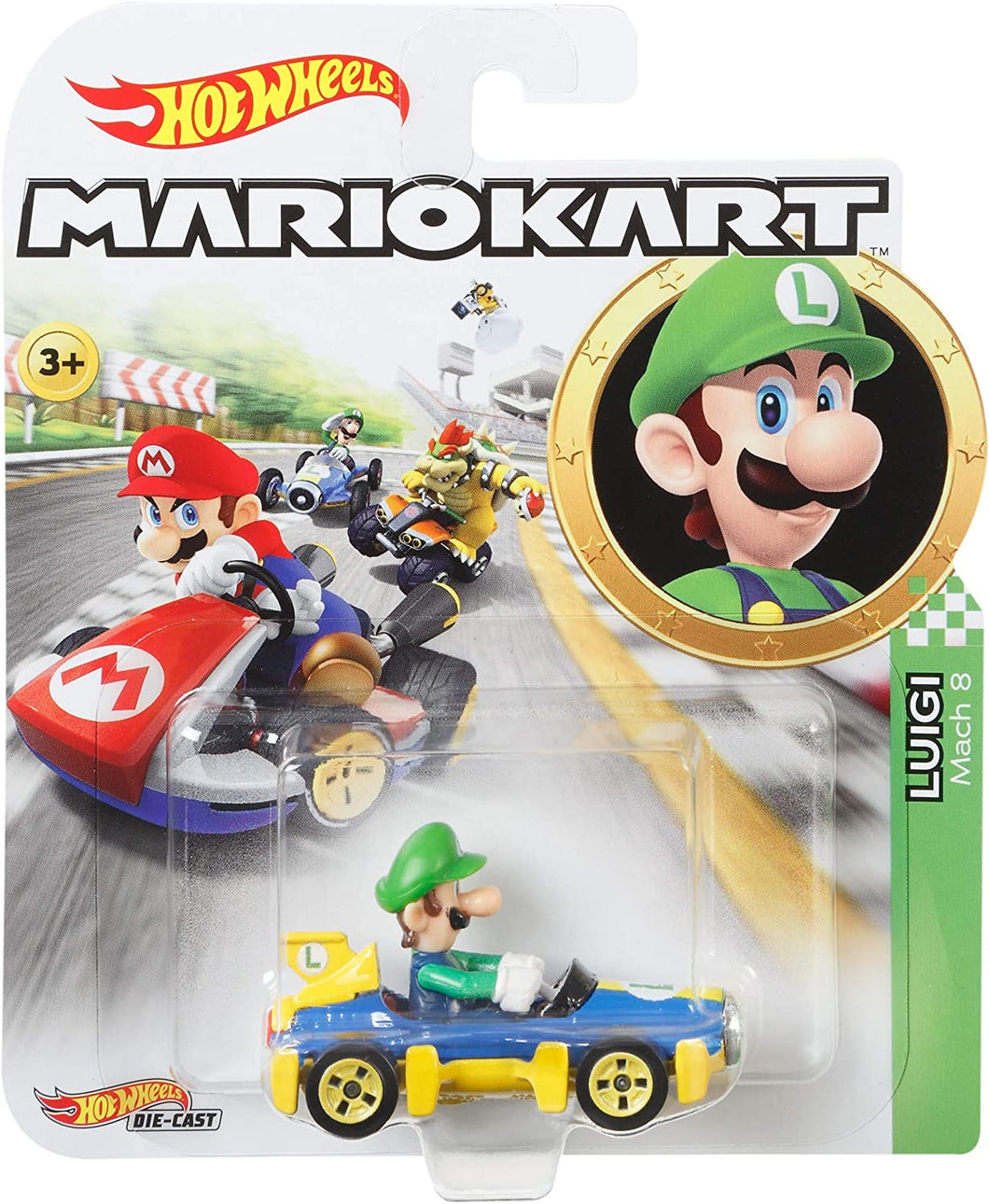 Hot Wheels Mario Kart Luigi March 8