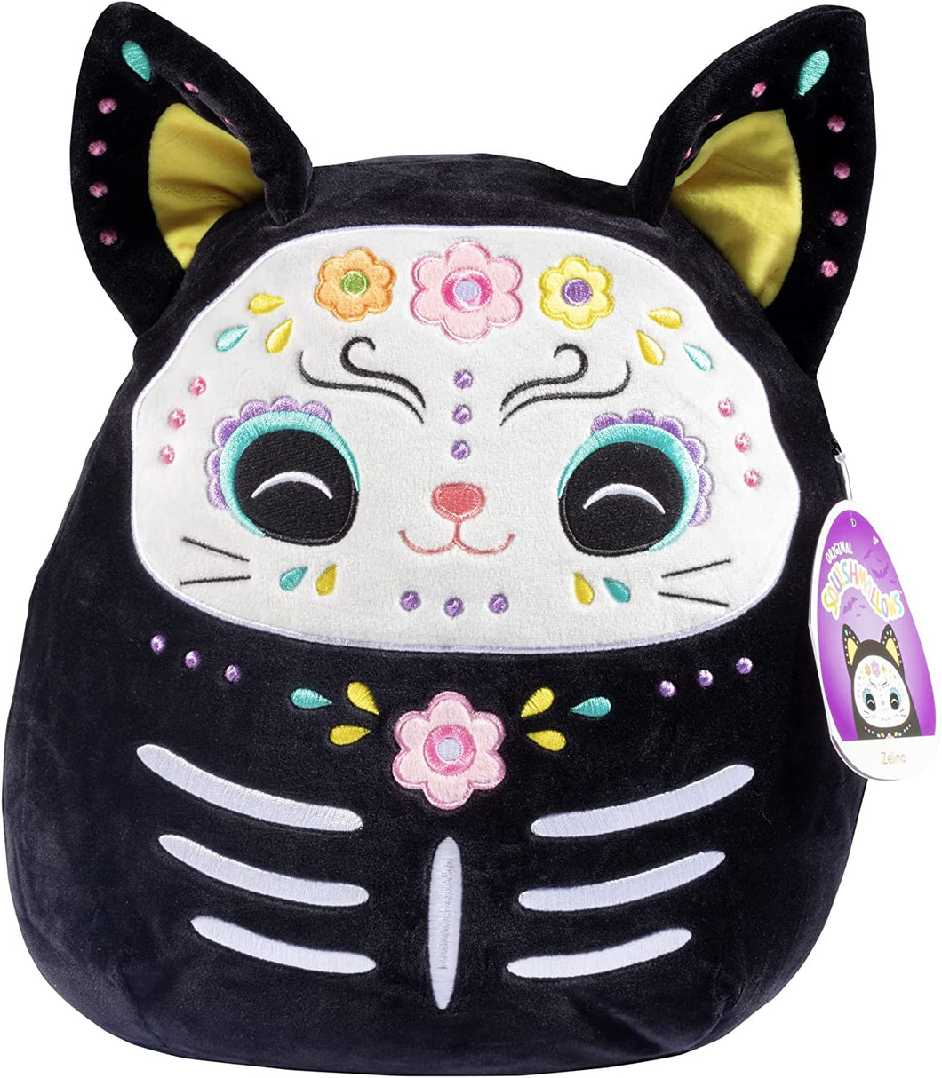 Squishmallows Zelina the Day of The Dead Cat 12
