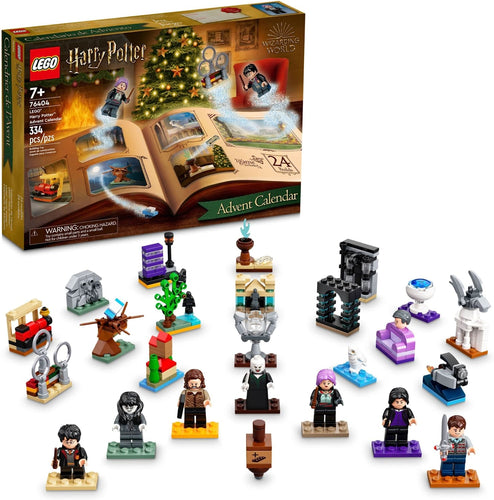 LEGO Harry Potter 2022 Advent Calendar 76404 Building Toy Set and Minifigures; Countdown to Christmas - walk-of-famesports