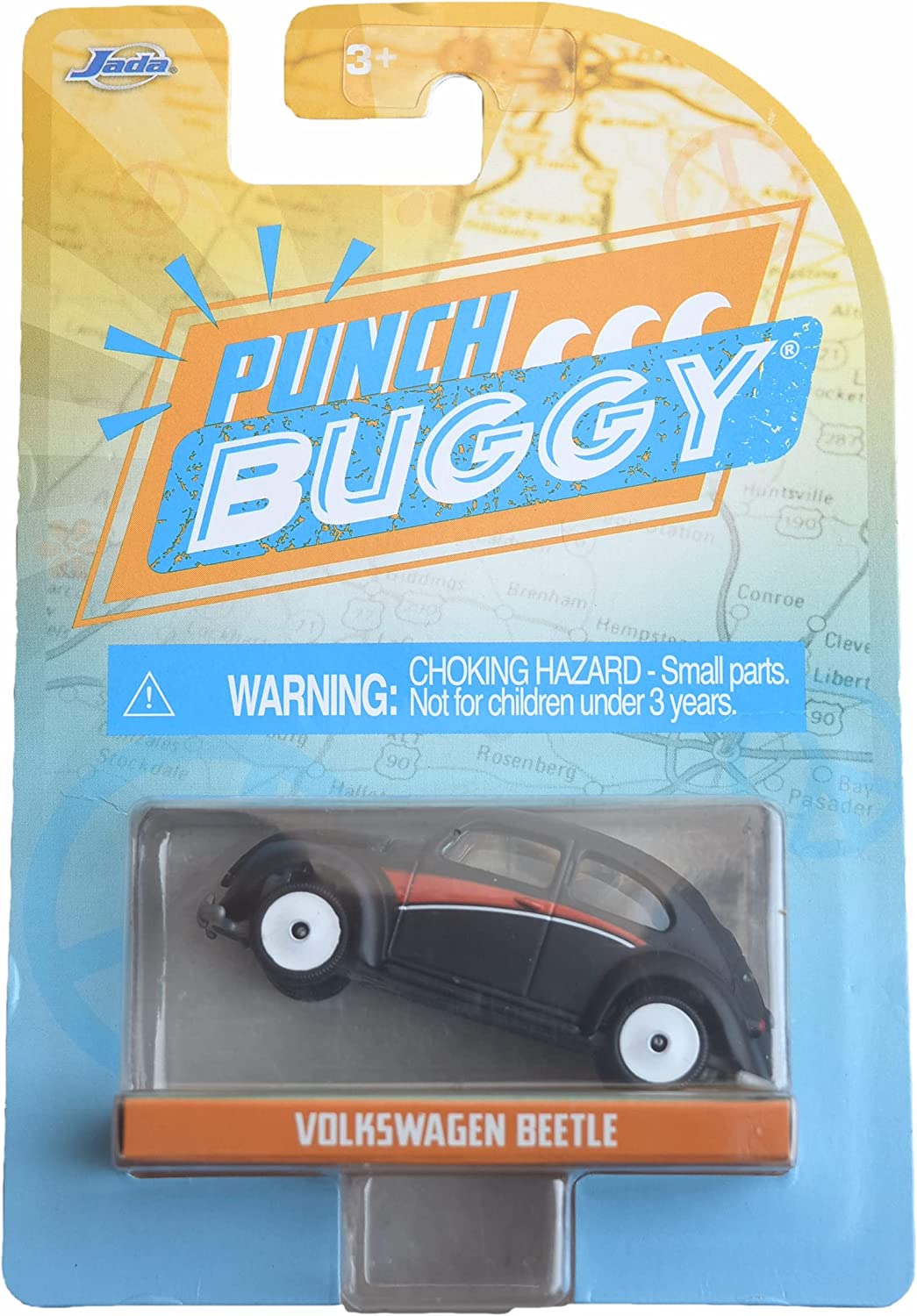 Jada Toys Punch Buggy Slug Bug Volkswagen Beetle Black