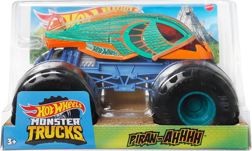 Hot Wheels Monster Truck Piran-Ahhhh Die-Cast Vehicle