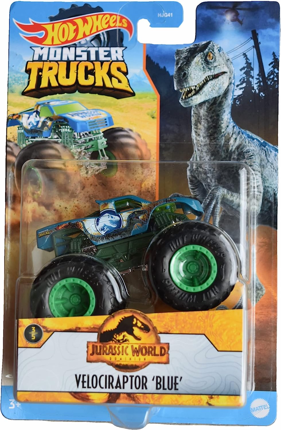 Hot Wheels Monster Trucks Jurassic World Dominion - Assorted