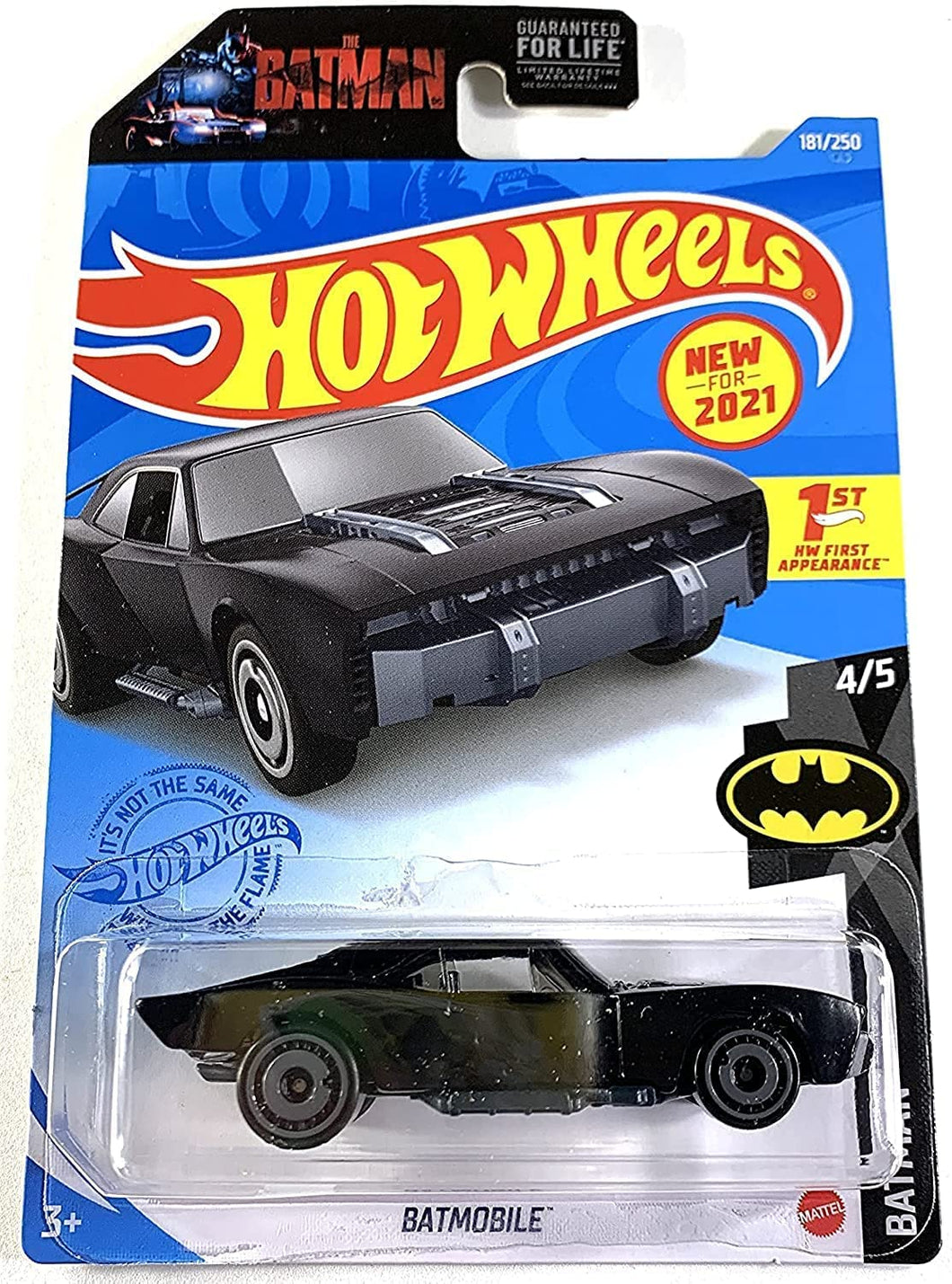Hot Wheels The Batman Batmobile 1st New Appearance Batman 4/5 BLACK 181/250