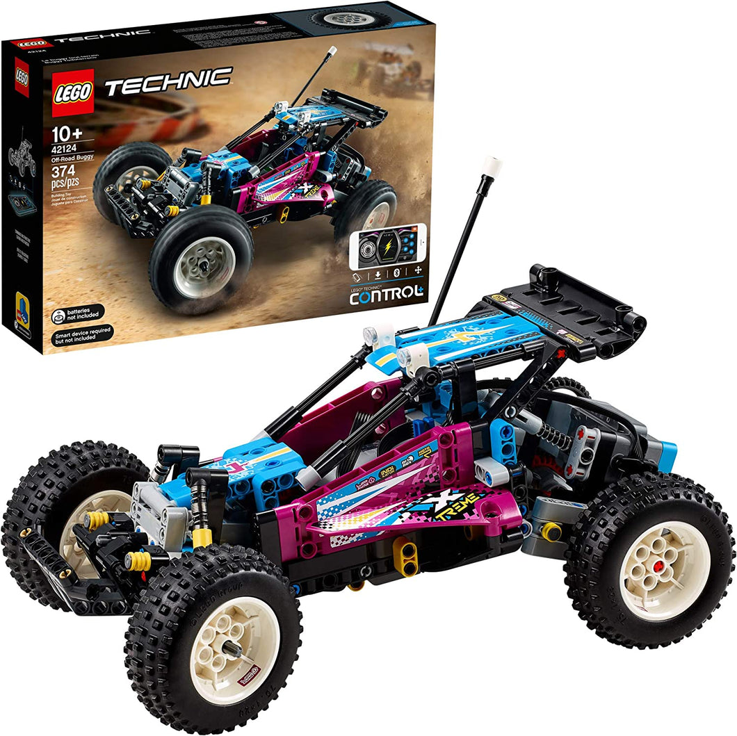 LEGO 42124 Technic Off-Road Buggy Control+ App-Controlled Retro RC Car (Retired Product)
