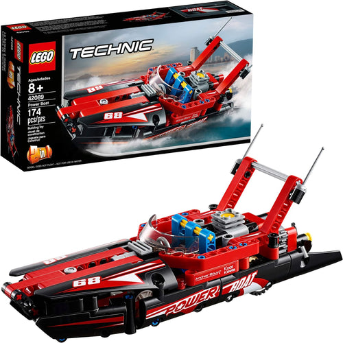LEGO Technic Power Boat 42089 Building Kit (174 Pieces) - walk-of-famesports