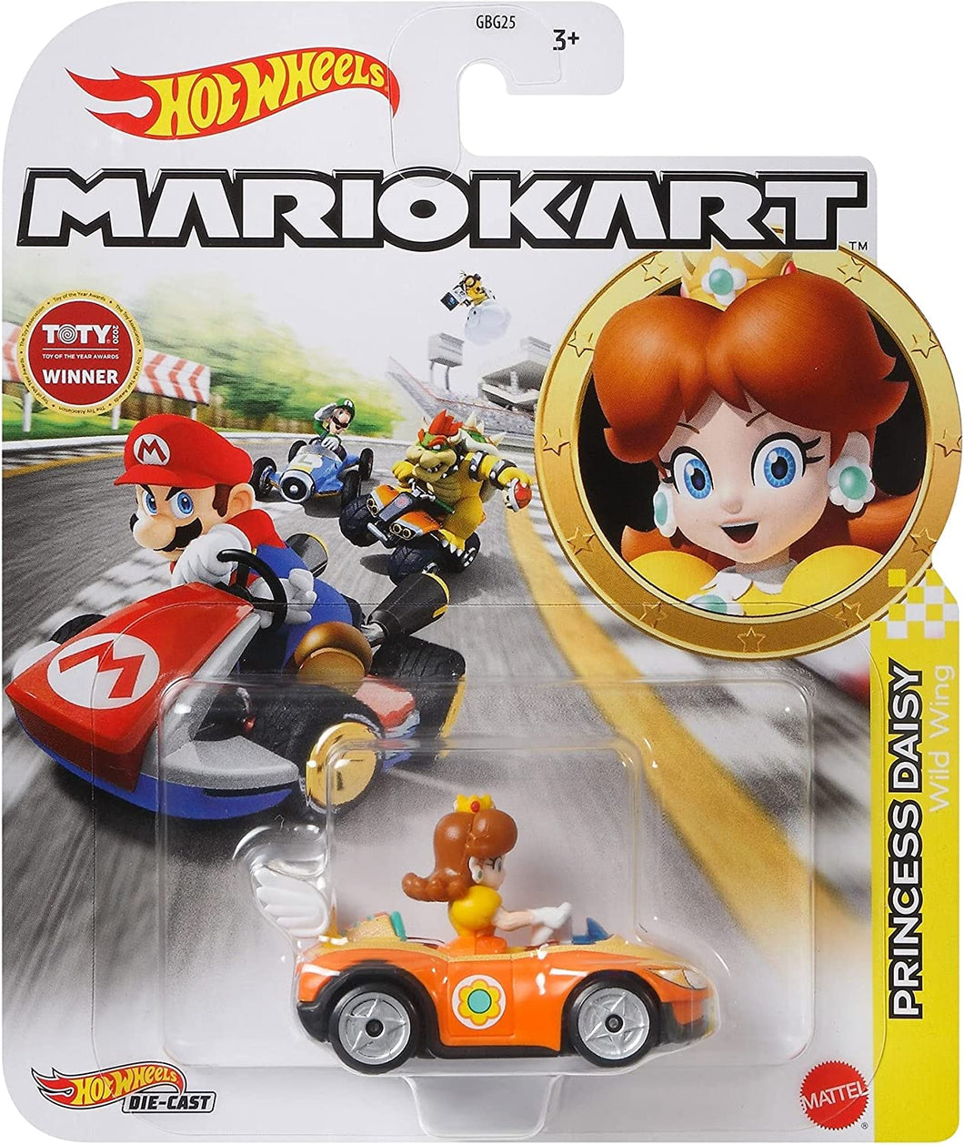 Hot Wheels Mario Kart Princess Daisy Wild Wind