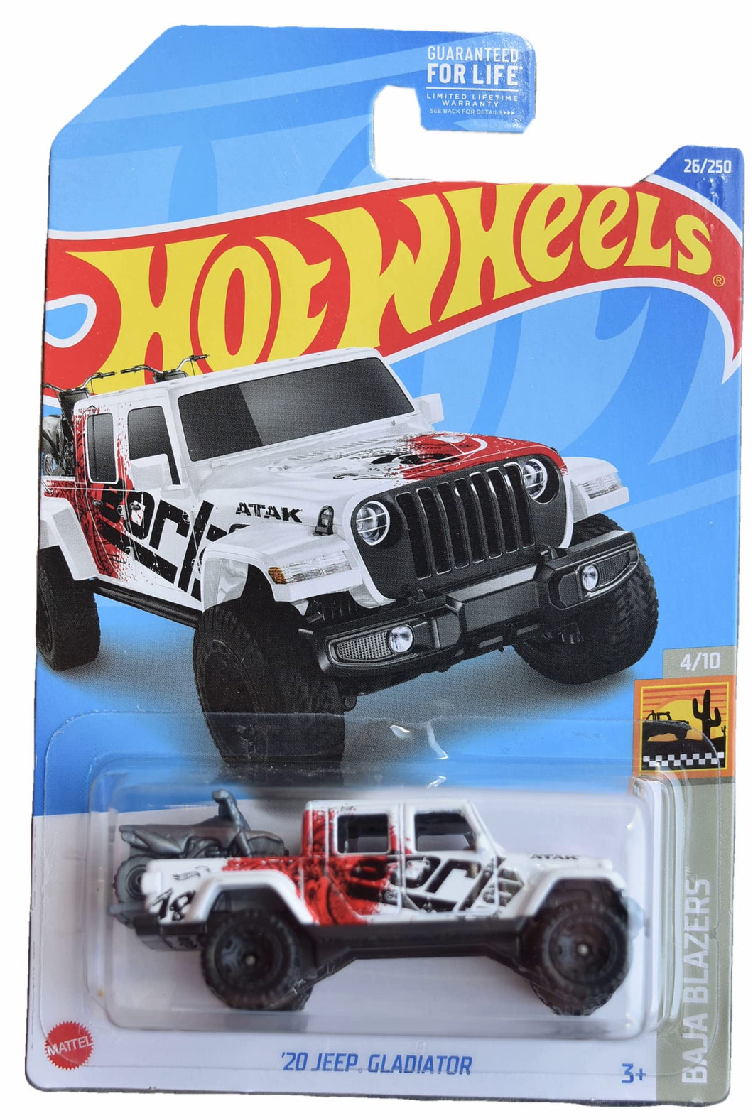 Hot Wheels '20 Jeep Gladiator Baja Blazers 4/10 26/250 - Assorted