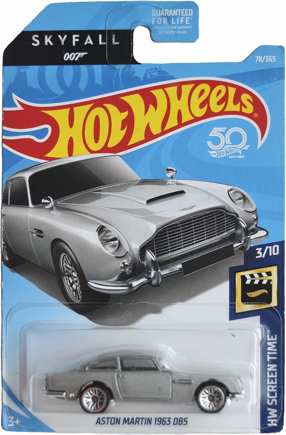 2024 Hot Wheels Aston Martin 1963 DB5 HW Screen Time 7/10 , 107/250