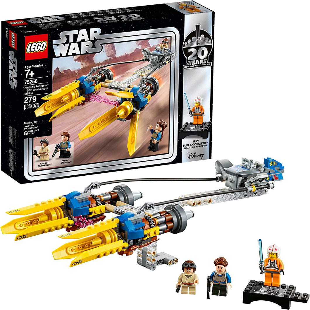 LEGO Star Wars: The Phantom Menace Anakin's Podracer 20th Anniversary Edition 75258 ( Retire Product)