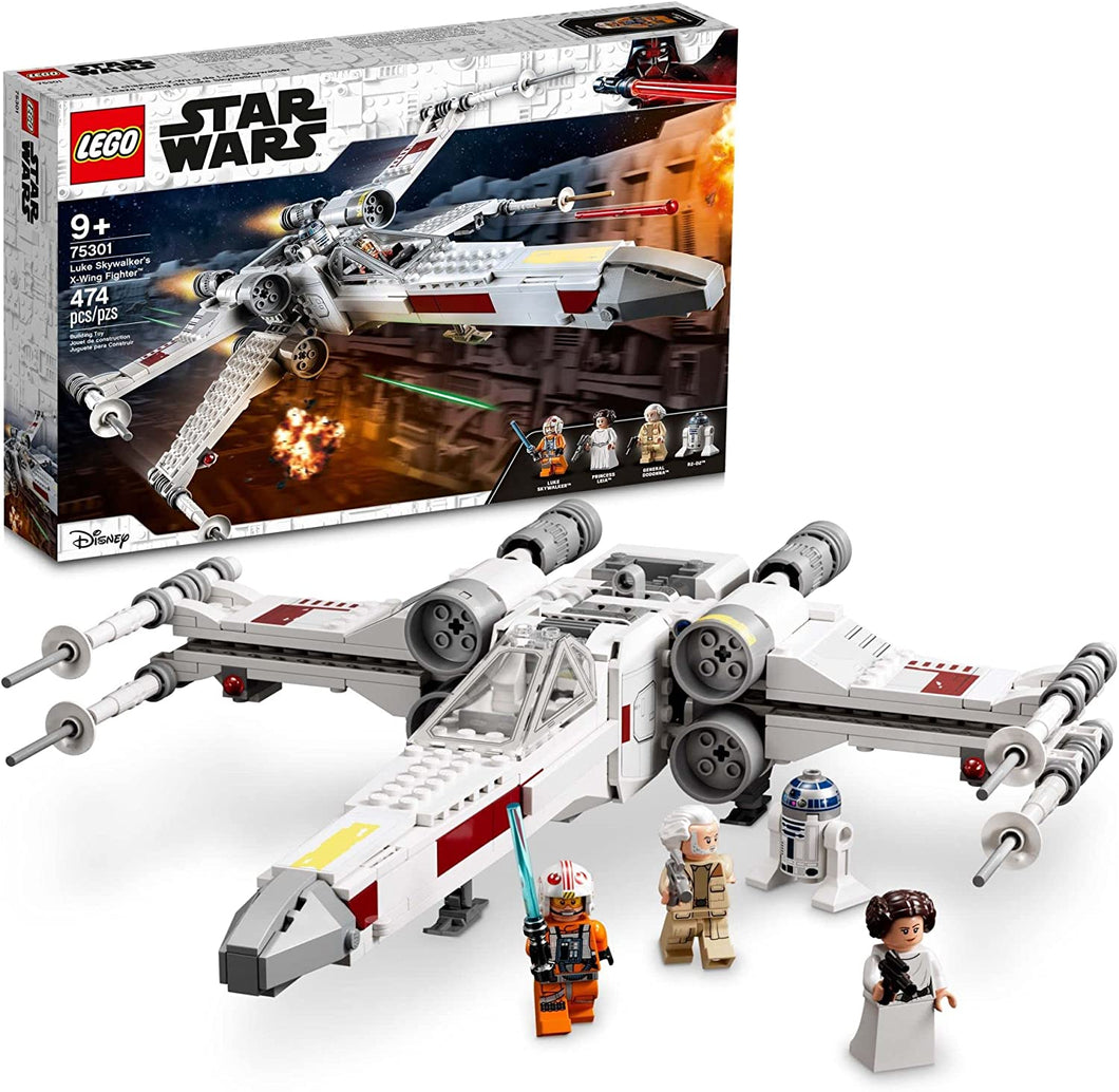 LEGO Star Wars Luke Skywalker's X-Wing Fighter 75301 (Retired Soon) - walk-of-famesports