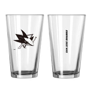 San Jose Sharks 16oz Gameday Pint Glass