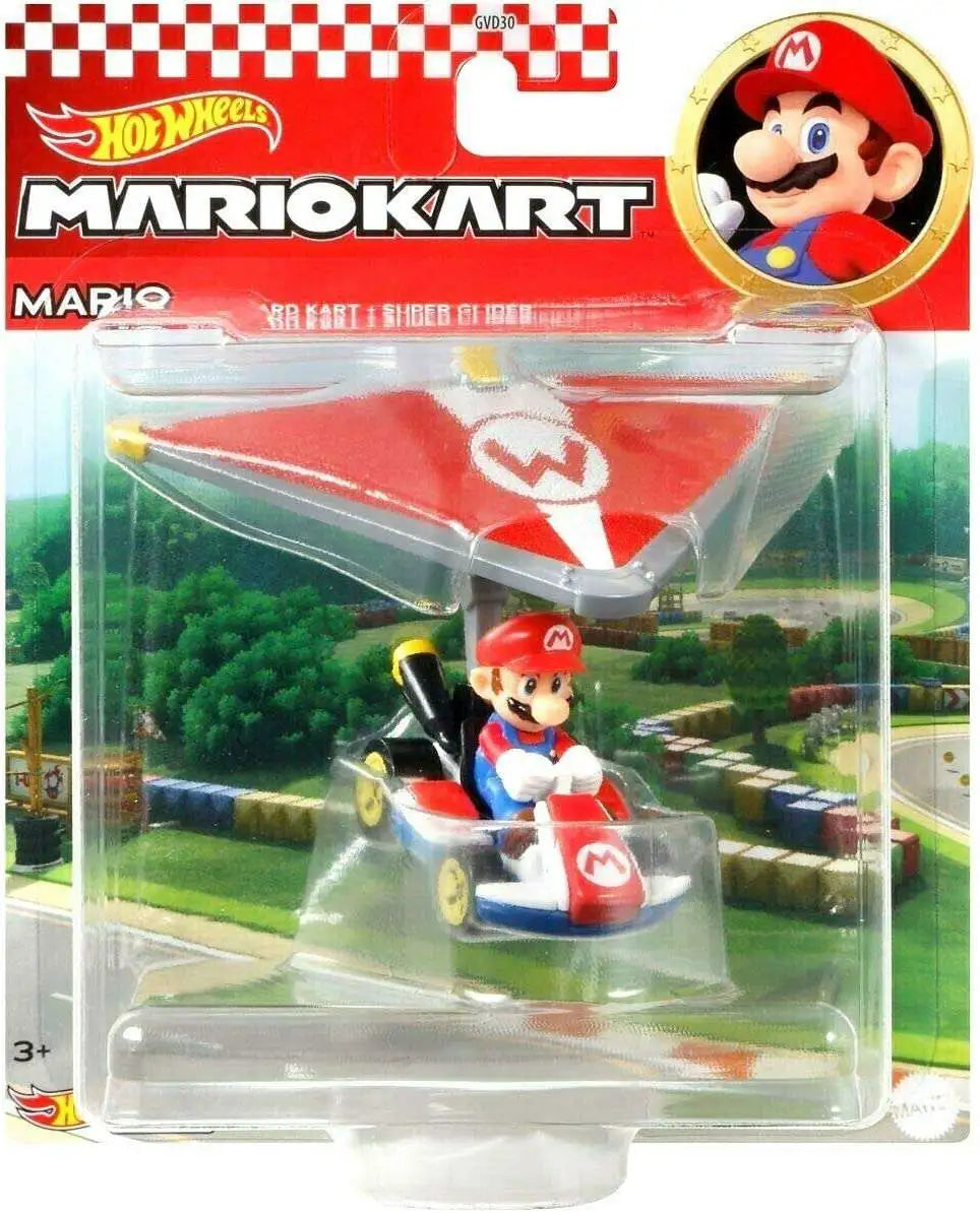 Hot Wheels Mario Kart Mario + Super Glider