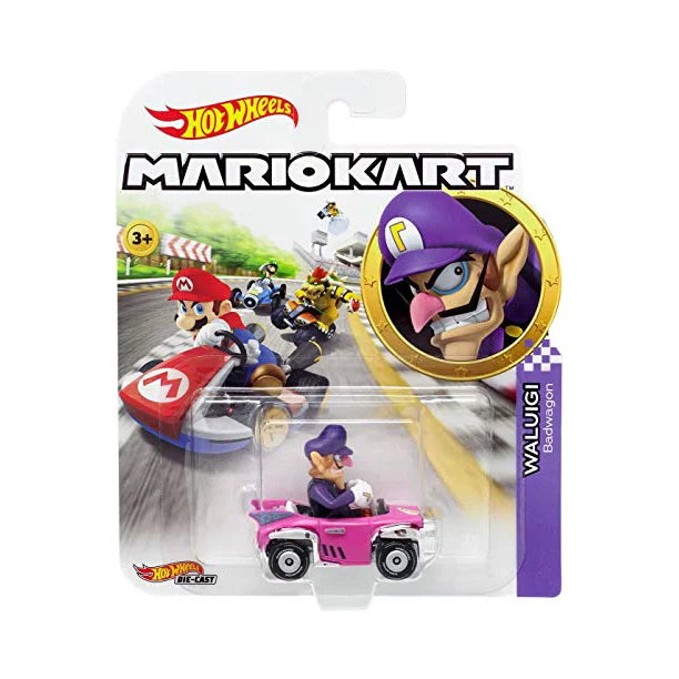 Hot Wheels Mario Kart Waluigi Badwagon