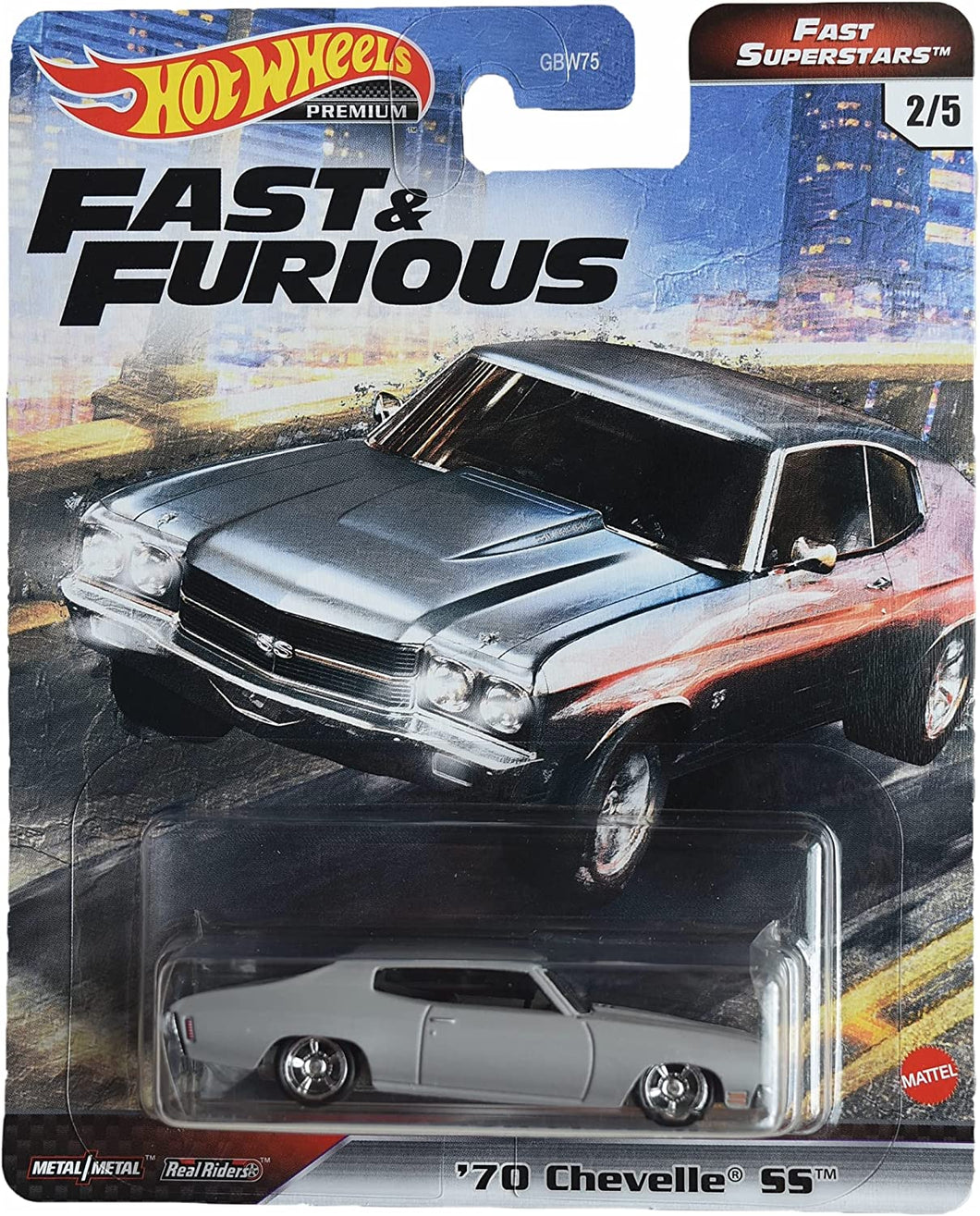 Hot Wheels Premium Fast & Furious '70 Chevelle SS Fast Superstars 2/5
