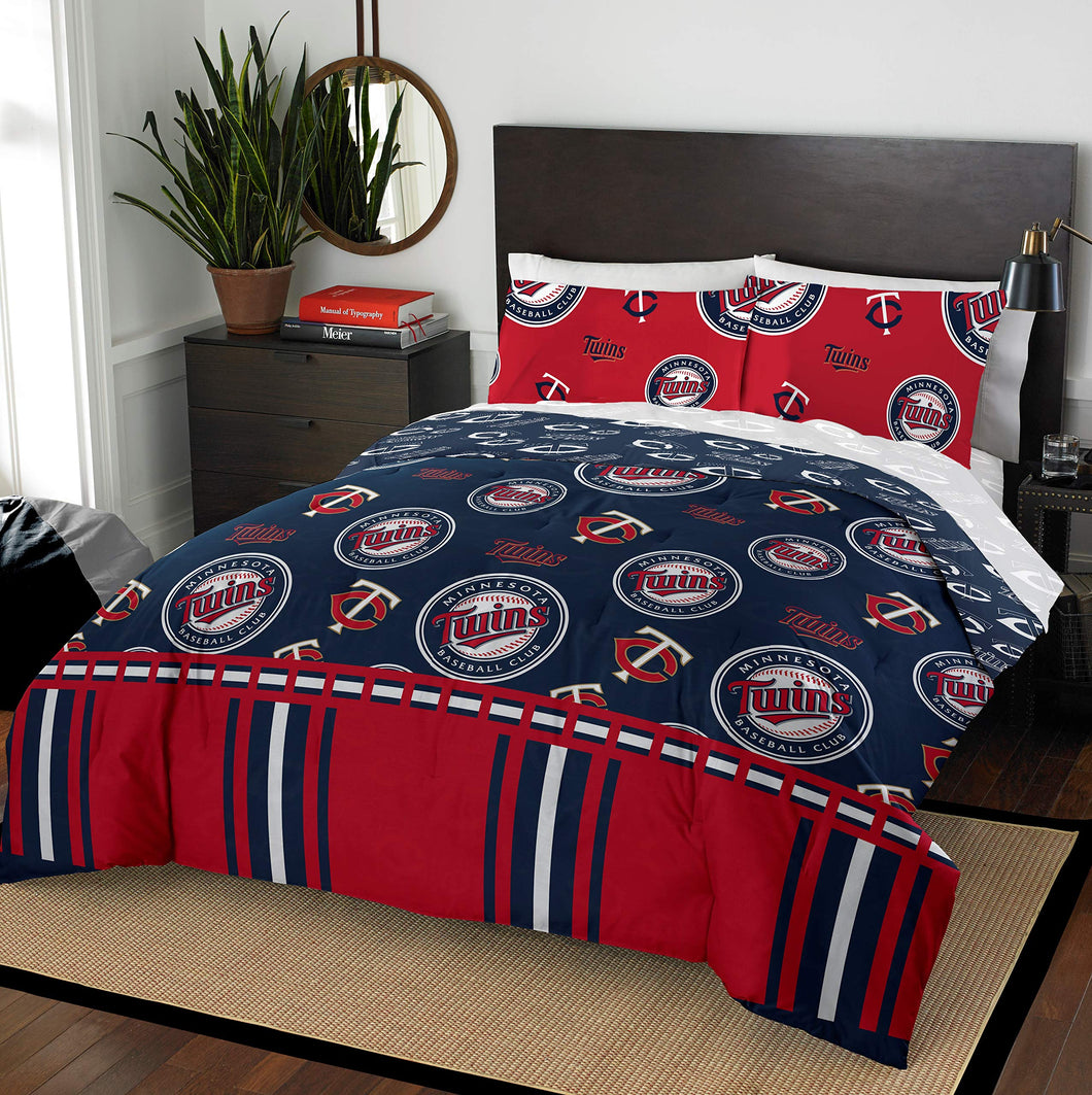 Minnesota Twins Bed in Bag Comforter Set - Assorted Size