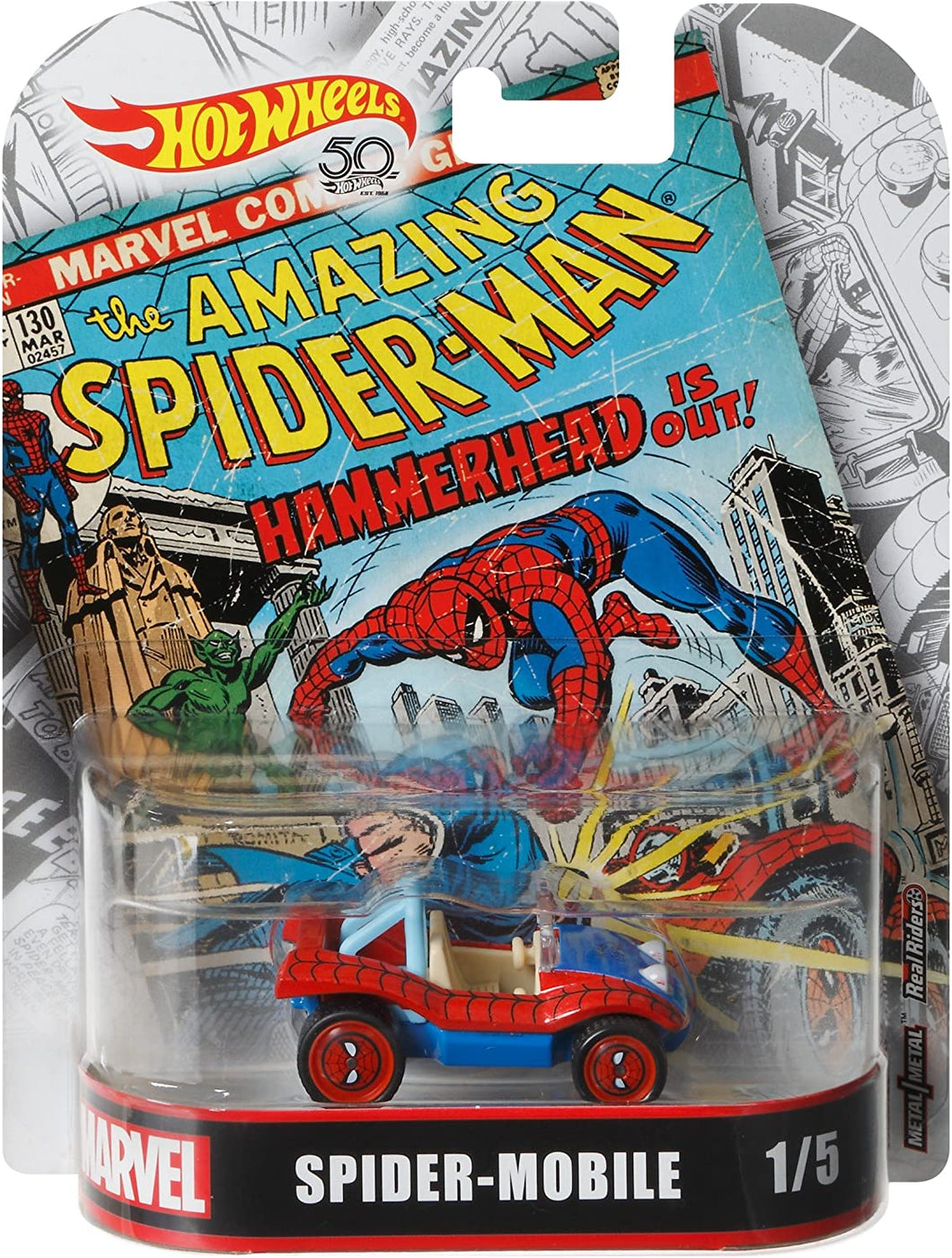 Hot Wheels Premium Marvel Spider Mobile The Amazing Spider-Man